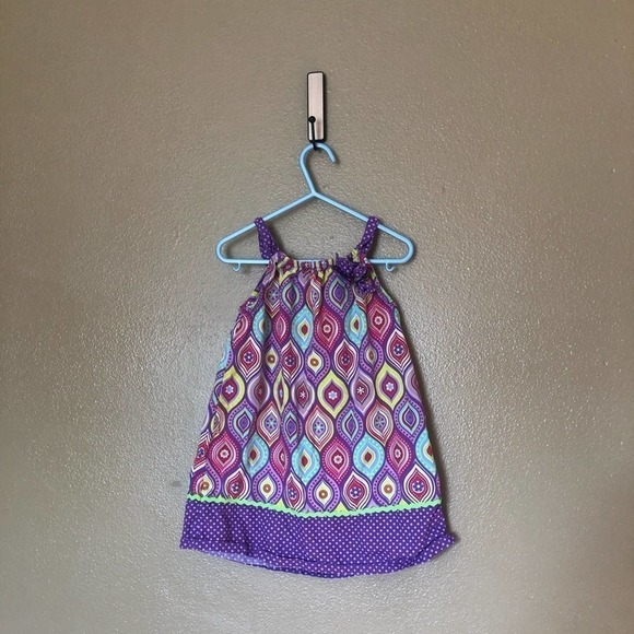 Kids Headquarters Retro Purple Dress Size 5 - Picture 1 of 6